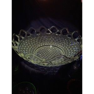 COPY - Vintage Manganese Glass Bowl 3x11”